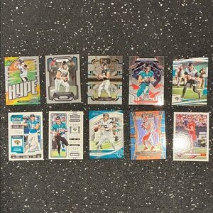 10 Trevor Lawrence Football Card Lot - Multi Color